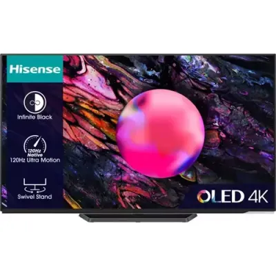 Hisense 65A85NTUK TV 165.1 cm (65") 4K Ultra HD Smart TV Wi-Fi Black, Grey 150 cd/m² - Thumbnail 2