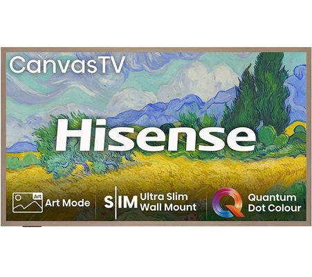 Hisense 55S7NQTUK 2025 55" QLED Canvas 4K Smart TV - BROWN