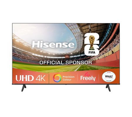 HISENSE E6Q LED 4K HDR Smart TV with Freely - 43E6QTUK, Black - Thumbnail 2