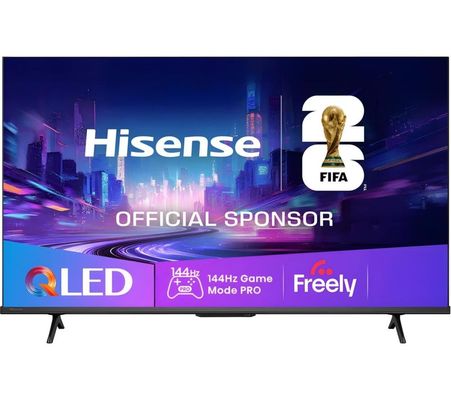 Hisense 50" E78QTUK PRO 144Hz QLED Smart AI TV with Freely