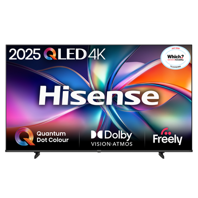 55" HISENSE E7Q PRO QLED 4K HDR Smart TV with Freely - 55E7QTUK PRO, Black - Thumbnail 2