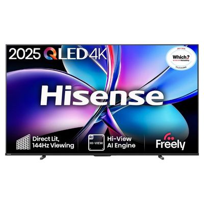 HISENSE E7Q PRO 100" QLED 4K HDR Smart TV with Freely - 100E7QTUK PRO, Black
