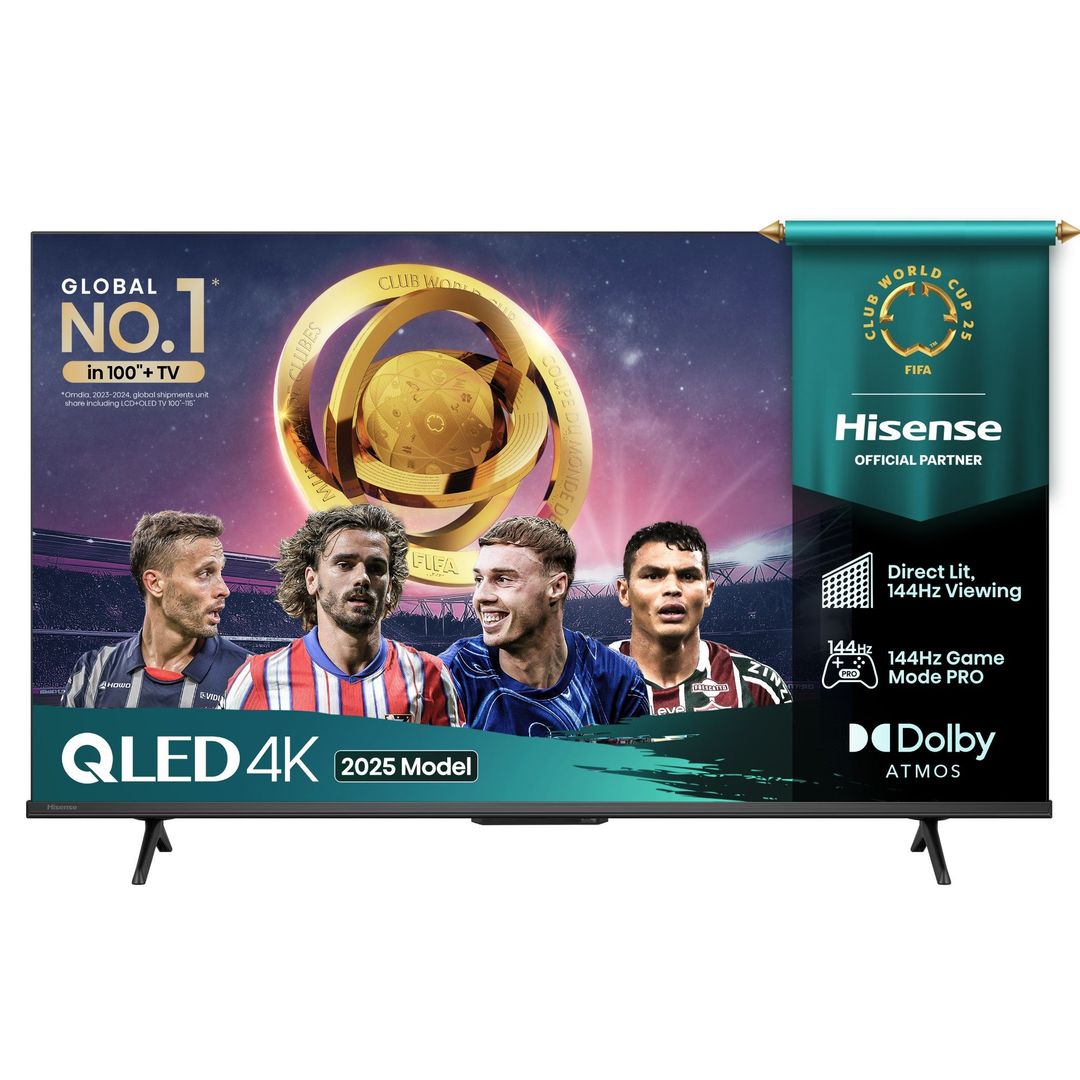 Hisense E78QTUK PRO 50 inch Smart 4K Ultra HD QLED TV - Image 1