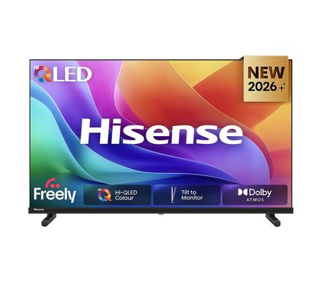 32" HISENSE A5S QLED Full HD HDR Smart TV with Freely - 32A5STUK, Black