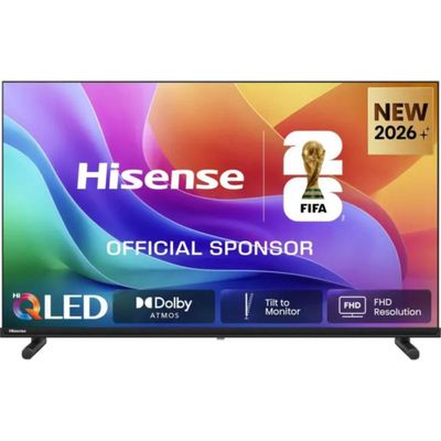 32" HISENSE A5S QLED Full HD HDR Smart TV with Freely - 32A5STUK, Black - Thumbnail 2