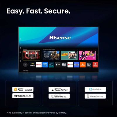 Hisense 43Q7STUK 43 Inch 4K QLED Smart TV Ultra HD HDR Freely & Dolby Vision - Thumbnail 2
