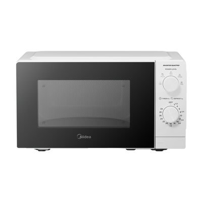 Midea MMOP01MZ-WH 20L Freestanding Solo Microwave Oven 700W White