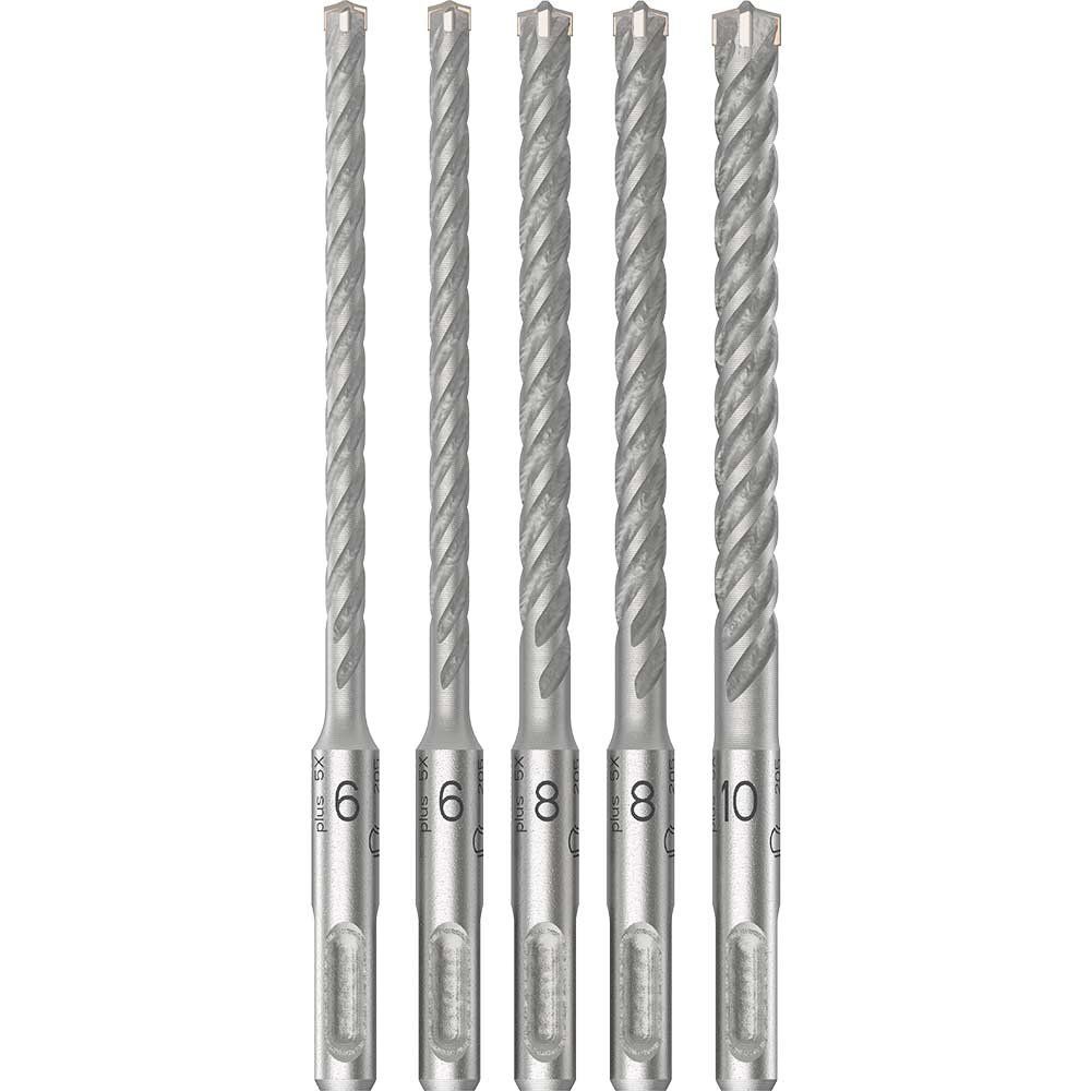Bosch PRO 5 Piece SDS Plus 5X Drill Bit Set - Image 1