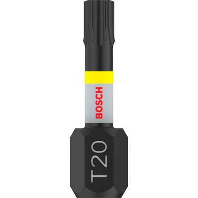 Bosch PRO Impact Control Torsion Torx Screwdriver Bits T20 25mm Pack of 2