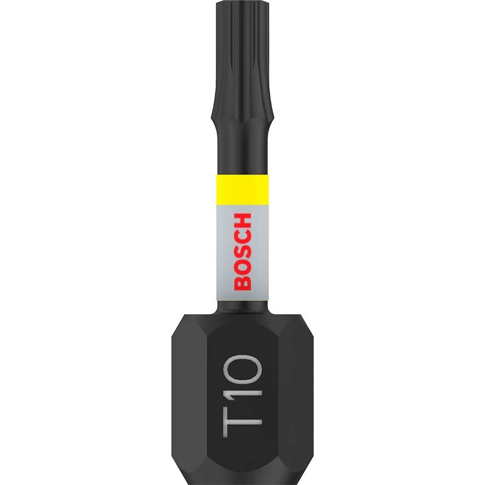 Bosch PRO Impact Control Torsion Torx Screwdriver Bits T10 25mm Pack of 2 - Image 1