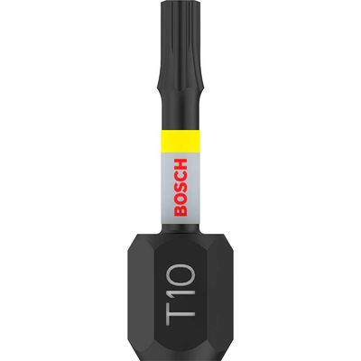 Bosch PRO Impact Control Torsion Torx Screwdriver Bits T10 25mm Pack of 2