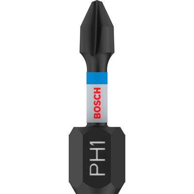Bosch PRO Impact Control Torsion Philips Screwdriver Bits PH1 25mm Pack of 2