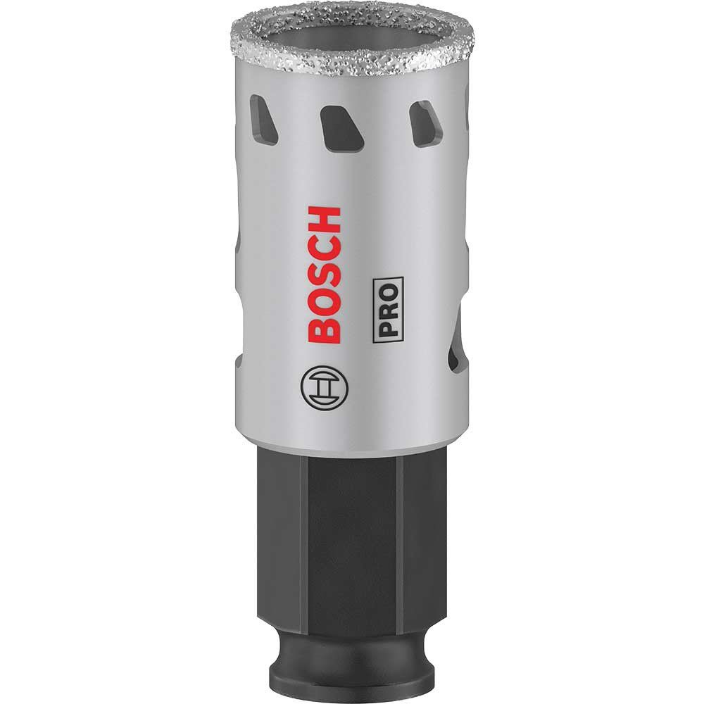 Bosch PRO Power Change Plus Diamond Grit Tile Hole Saw 25mm - Image 1