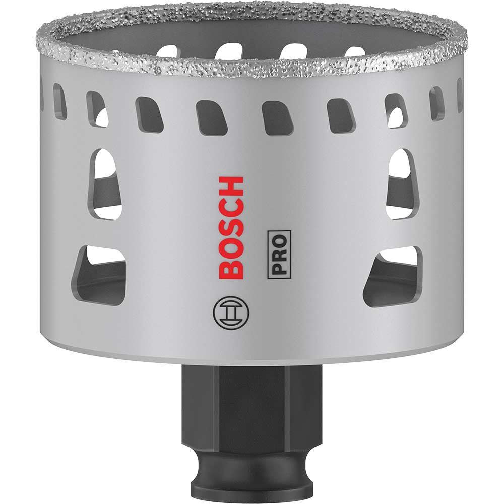 Bosch PRO Power Change Plus Diamond Grit Tile Hole Saw 60mm - Image 1
