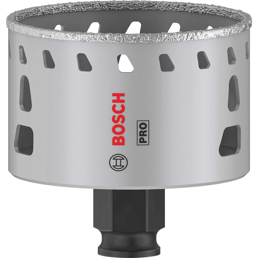 Bosch PRO Power Change Plus Diamond Grit Tile Hole Saw 67mm - Image 1