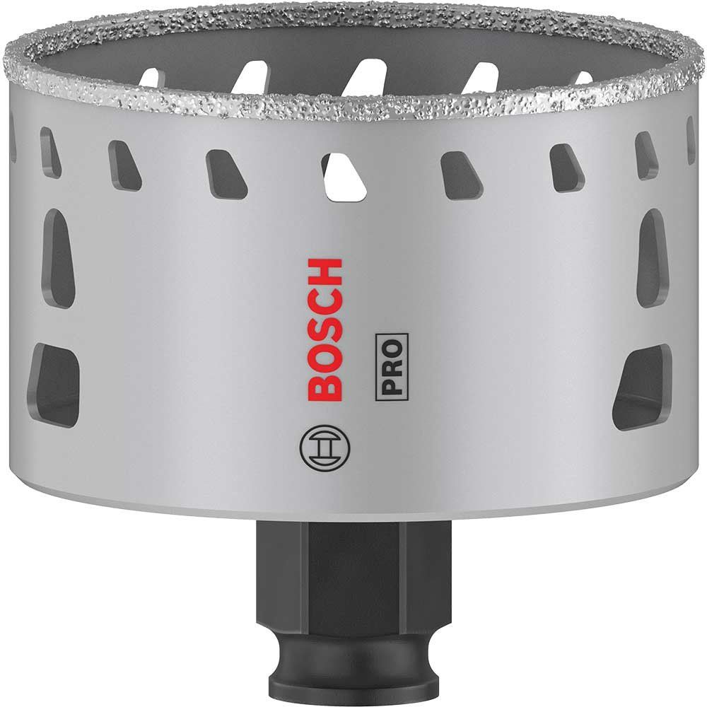 Bosch PRO Power Change Plus Diamond Grit Tile Hole Saw 70mm - Image 1