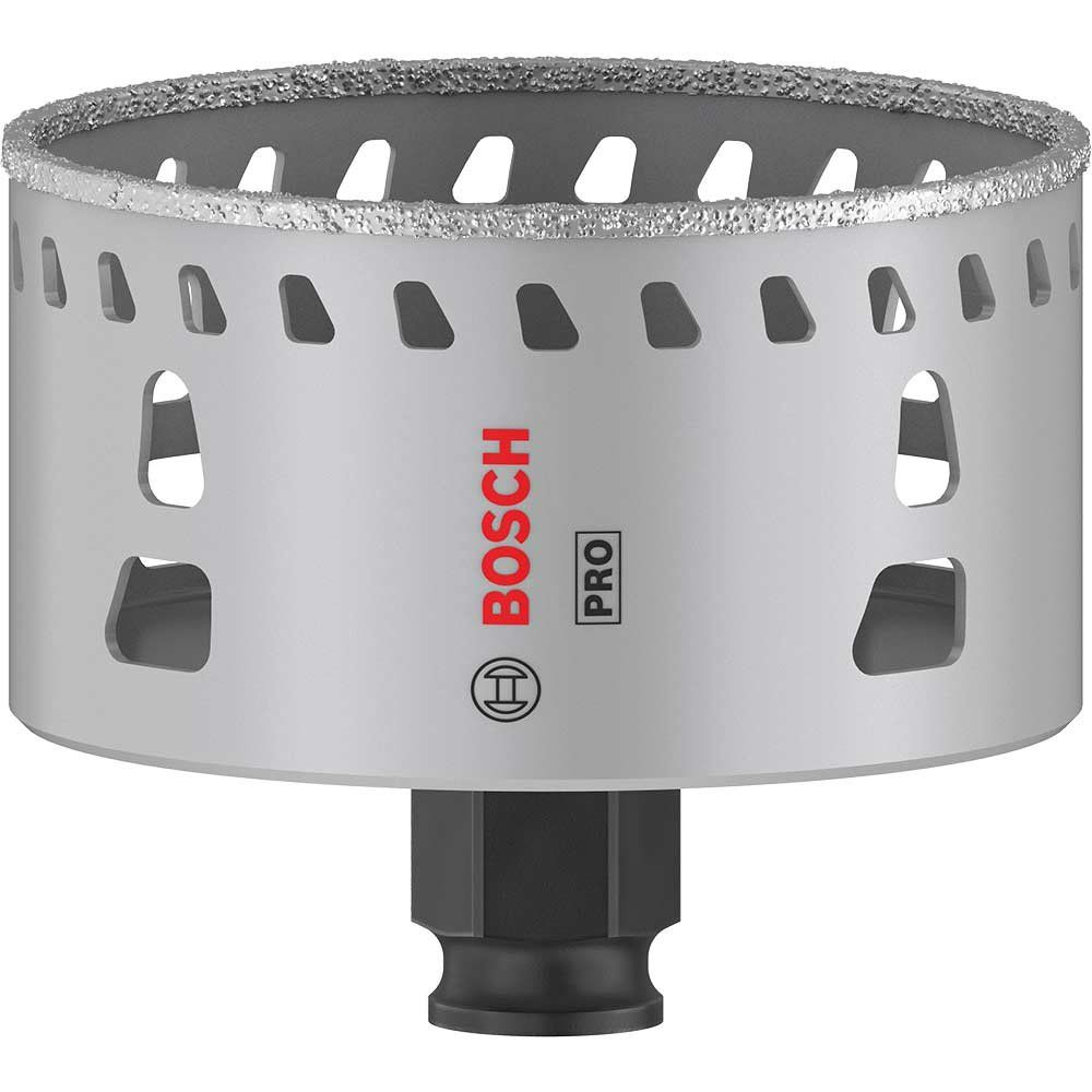 Bosch PRO Power Change Plus Diamond Grit Tile Hole Saw 79mm - Image 1