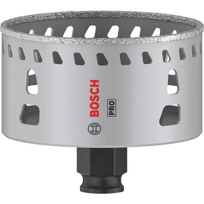 Bosch PRO Power Change Plus Diamond Grit Tile Hole Saw 79mm