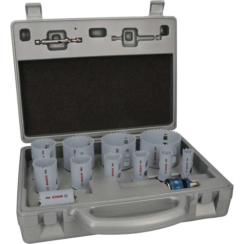 Bosch PRO 14 Piece Multi Material PC Plus Hole Saw Set - Image 1