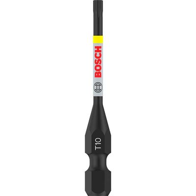 Bosch PRO Torx Impact Screwdriver Bit T10 55mm Pack of 2