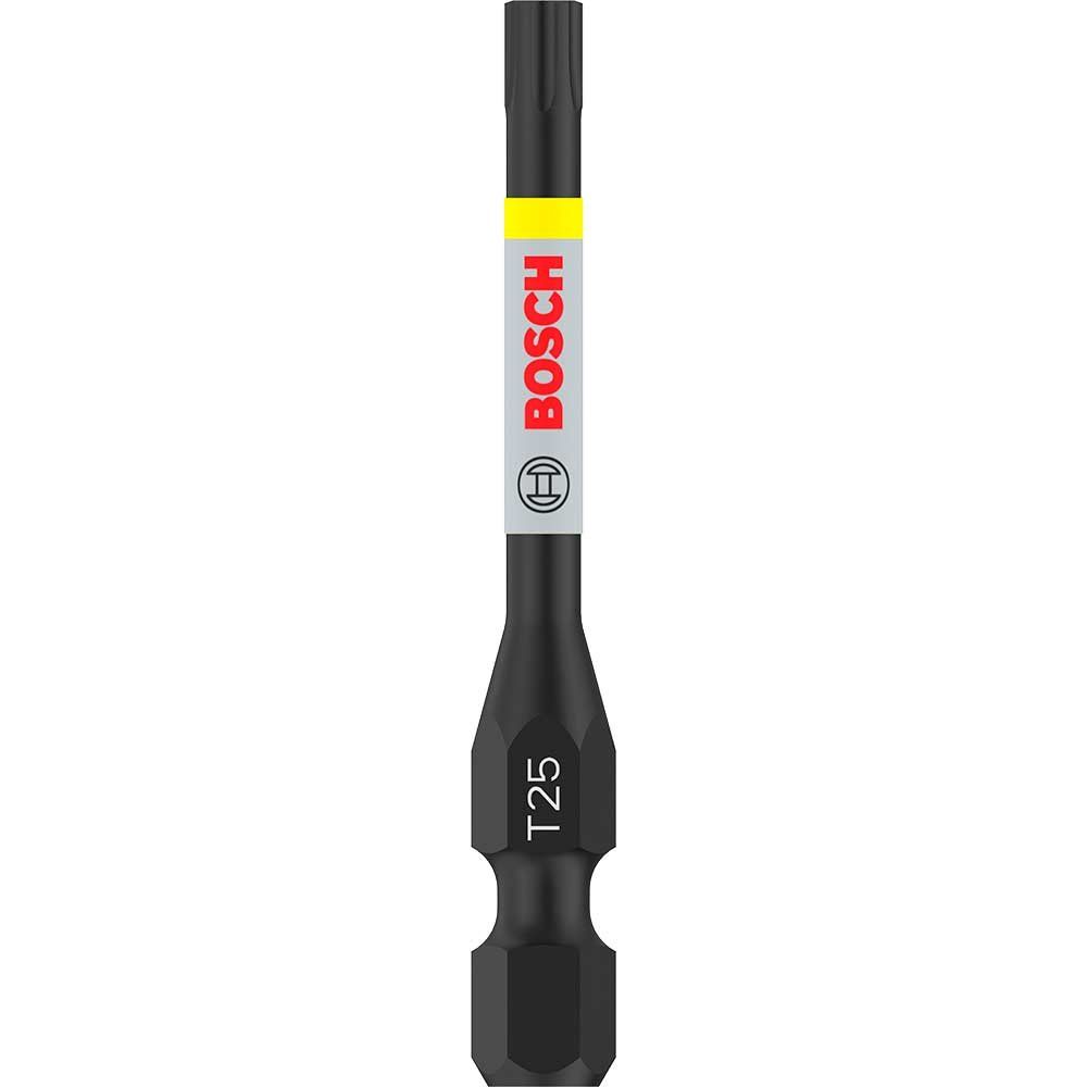 Bosch PRO Torx Impact Screwdriver Bit T25 55mm Pack of 2 - Image 1