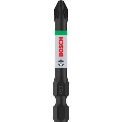 Bosch PRO Impact Control Torsion Pozidriv Screwdriver Bits PZ3 55mm Pack of 2