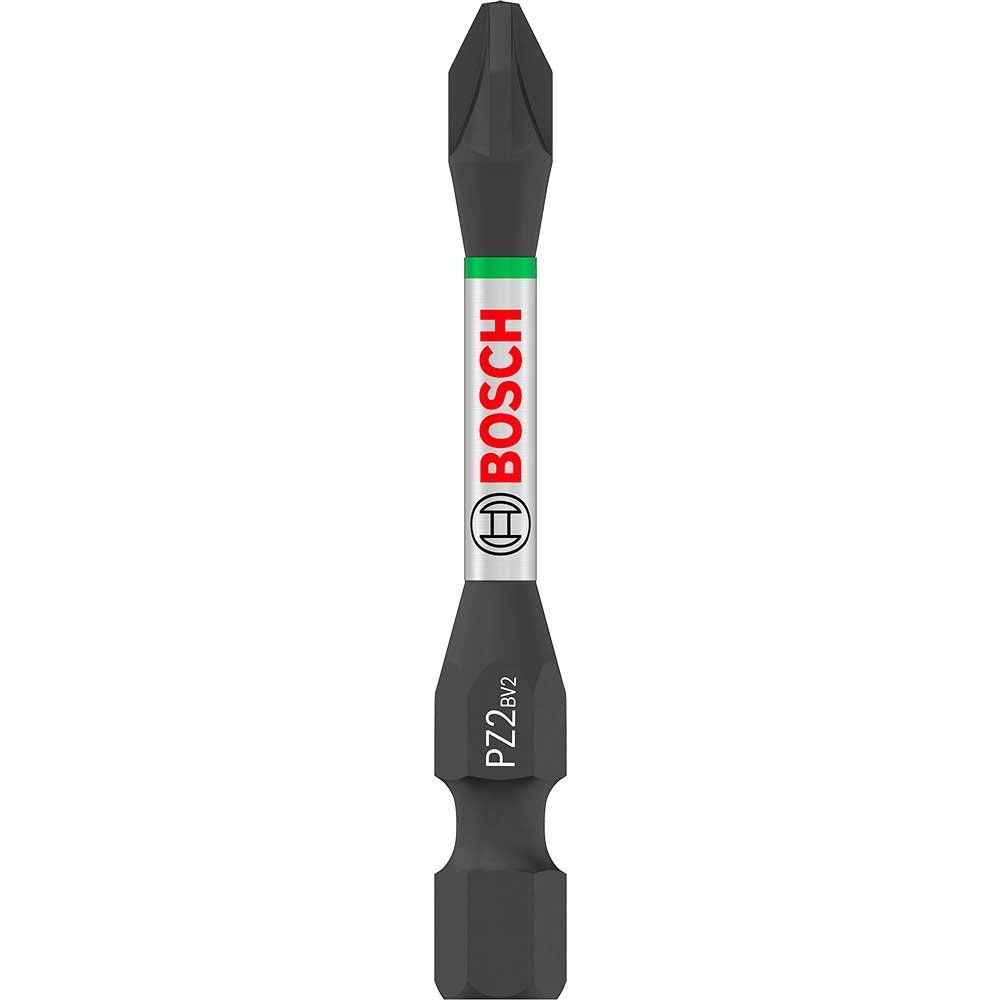 Bosch PRO Impact Control Torsion Pozidriv Screwdriver Bits PZ2 55mm Pack of 15 - Image 1