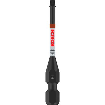 Bosch PRO Impact Control Robertson Screwdriver Bit R1 Square 55mm Pack of 2