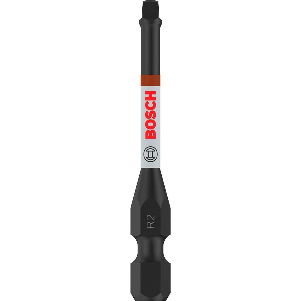 Bosch PRO Impact Control Robertson Screwdriver Bit R2 Square 55mm Pack of 2 - Image 1