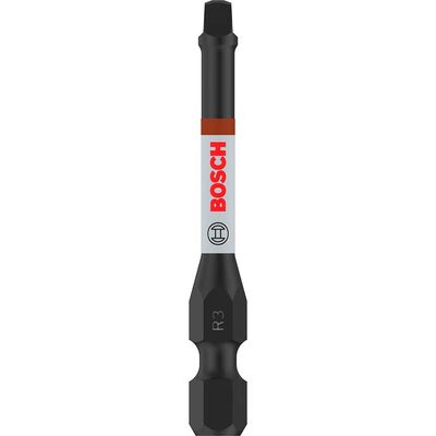 Bosch PRO Impact Control Robertson Screwdriver Bit R3 Square 55mm Pack of 2