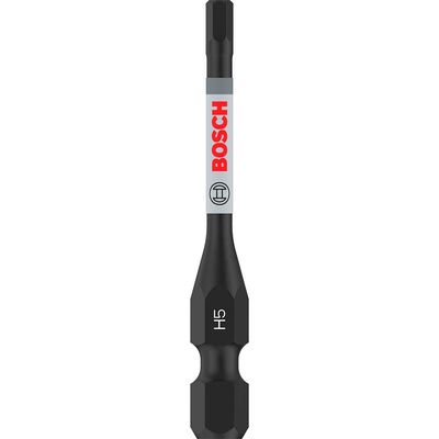 Bosch PRO Hex Impact Screwdriver Bit Hex 5mm 55mm Pack of 2