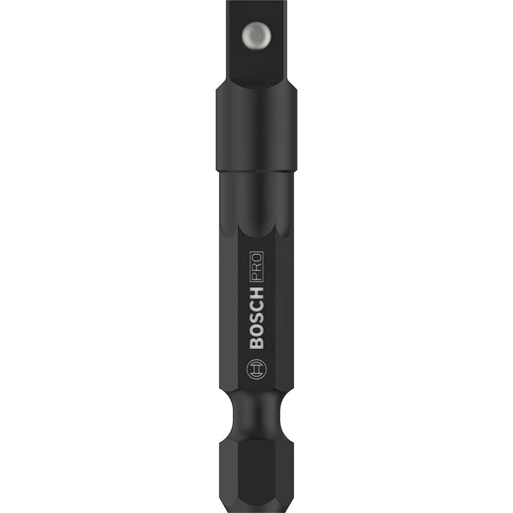 Bosch PRO 1/4" Hex Shank to Square Drive Impact Socket Adapter 1/4" - Image 1