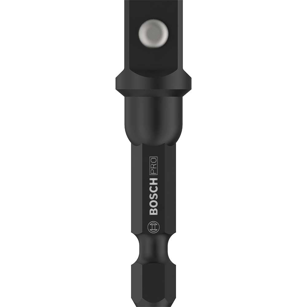 Bosch PRO 1/4" Hex Shank to Square Drive Impact Socket Adapter 3/8" - Image 1