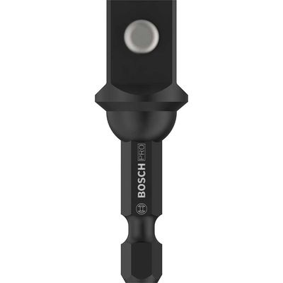 Bosch PRO 1/4" Hex Shank to Square Drive Impact Socket Adapter 1/2"