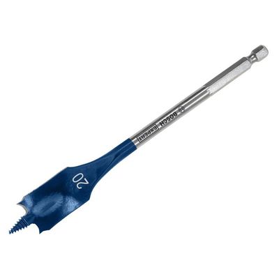 Powertool Accessories Expert Self Cut Speed Spade Drill Bit 20 X 100 X 152Mm - Blue