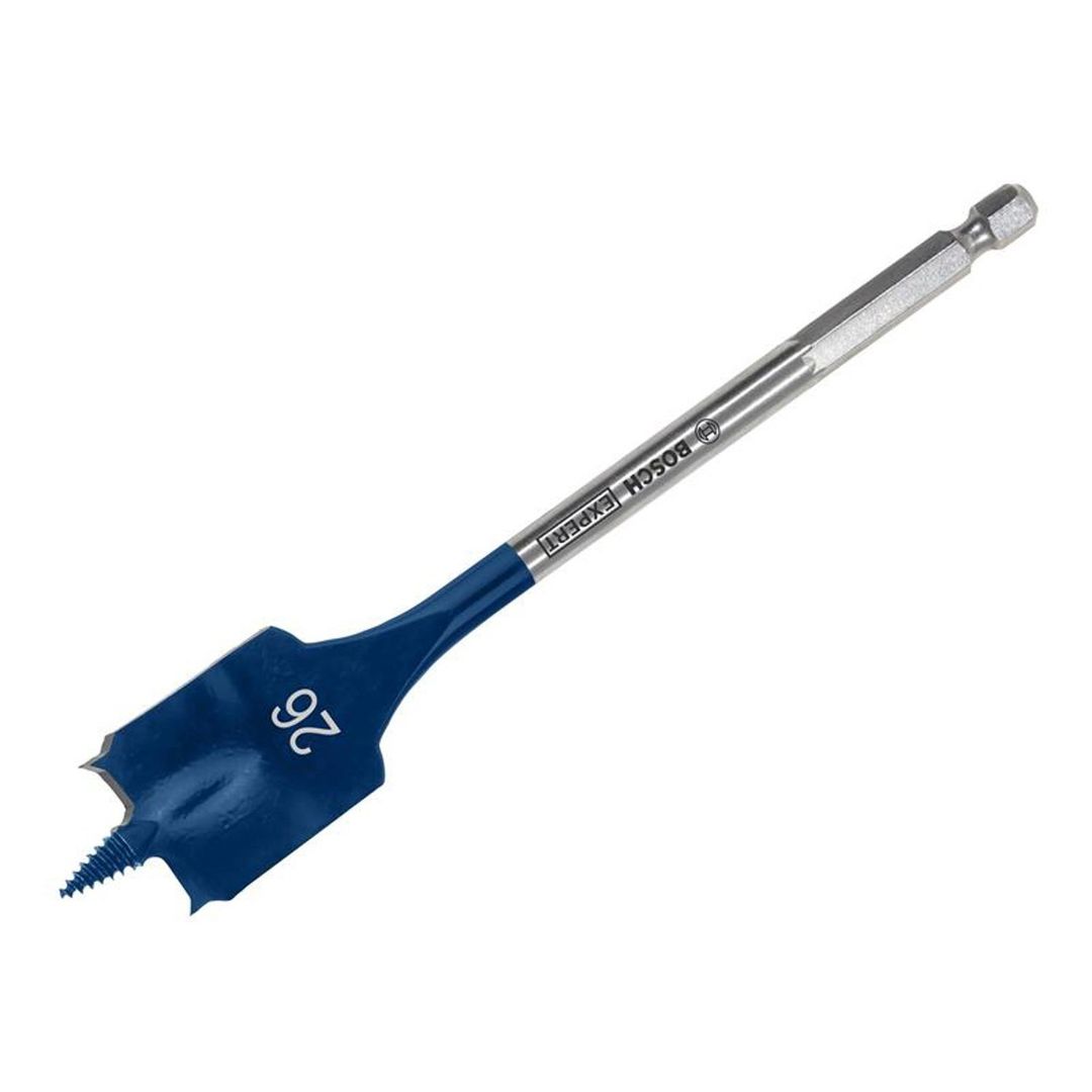Powertool Accessories Expert Self Cut Speed Spade Drill Bit 26 X 100 X 152Mm - Blue - Image 1