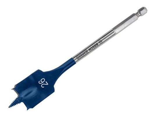 Powertool Accessories Expert Self Cut Speed Spade Drill Bit 26 X 100 X 152Mm - Blue - Thumbnail 2