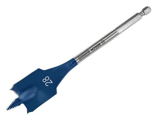 Powertool Accessories Expert Self Cut Speed Spade Drill Bit 28 X 100 X 152Mm - Blue - Thumbnail 2