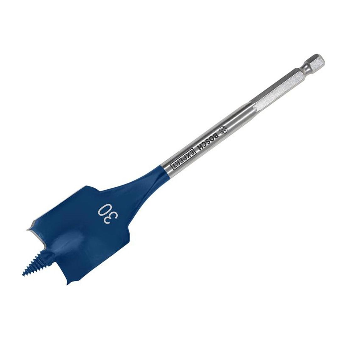 Powertool Accessories Expert Self Cut Speed Spade Drill Bit 30 X 100 X 152Mm - Blue - Image 1