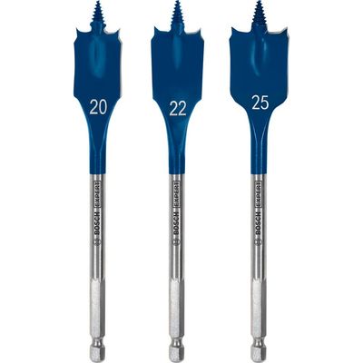 Bosch EXPERT 3 Piece Self Cut Speed Spade Drill Bit Set - Thumbnail 2