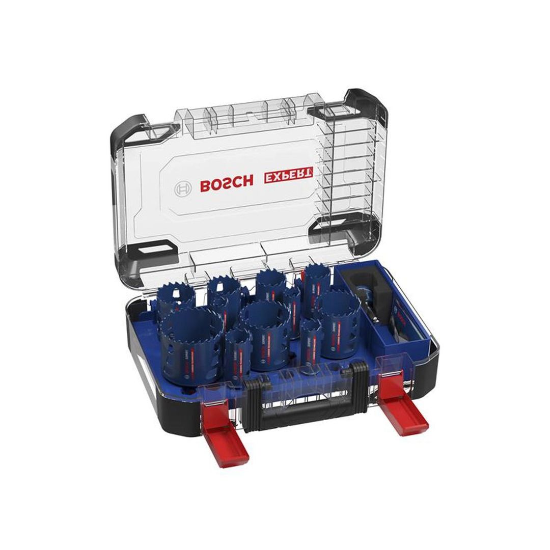 Powertool Accessories Expert Multi Material Pc Plus Hole Saw Set, 14 Piece - Blue - Image 1