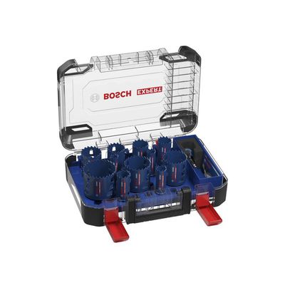 Powertool Accessories Expert Multi Material Pc Plus Hole Saw Set, 14 Piece - Blue