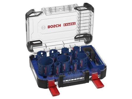 Powertool Accessories Expert Multi Material Pc Plus Plumbers Hole Saw Set, 14 Piece - Blue - Thumbnail 2