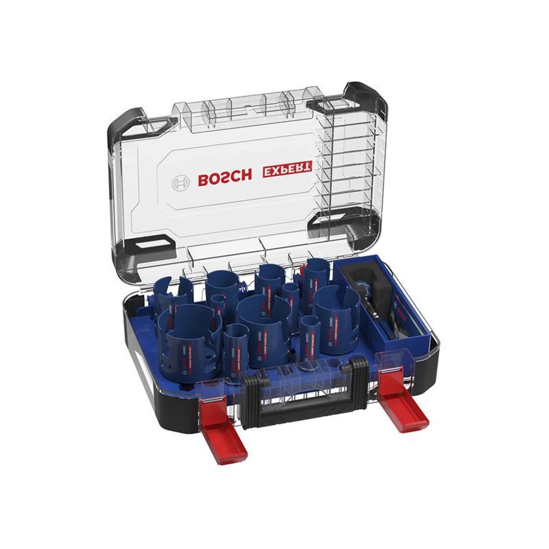 Powertool Accessories Expert Construction Material Pc Plus Universal Hole Saw Set, 15 Piece - Blue - Image 1
