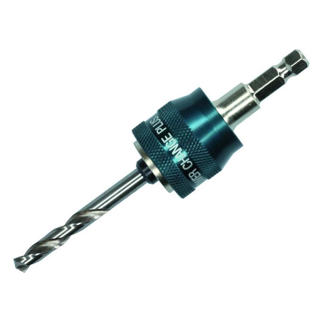 Powertool Accessories Expert Power Change Plus Arbor With Pilot Drill - Blue - Image 1