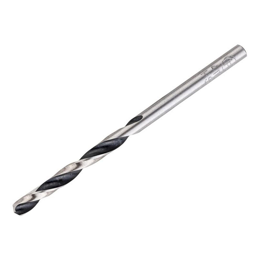 Powertool Accessories Metal Hss Twist Drill Bit 4 X 43 X 75Mm (Pack Of 2) - Silver - Image 1