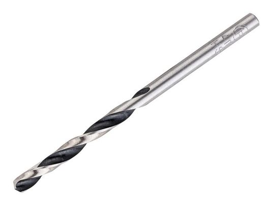 Powertool Accessories Metal Hss Twist Drill Bit 4 X 43 X 75Mm (Pack Of 2) - Silver - Thumbnail 2