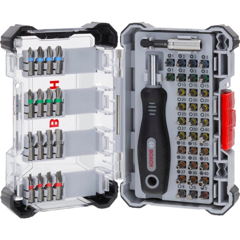 Bosch 50 Piece Extra Hard Pick and Click Screwdriver Bit Set - Image 1