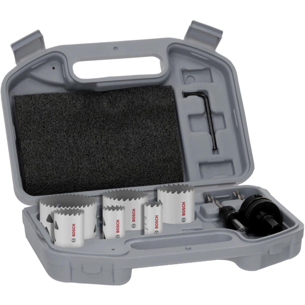 Bosch 6 Piece Multi Material Threaded Hole Saw Set - Image 1
