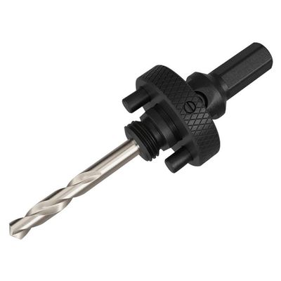 Powertool Accessories Holesaw Arbor And Pilot Drill, 32-210Mm - Black